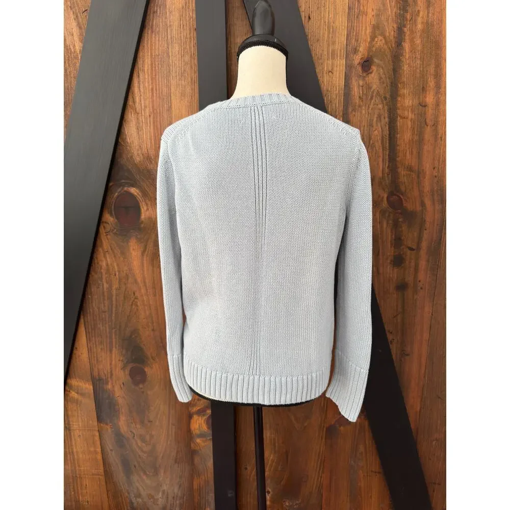 State of Cotton NYC Addison Sweater Sky Blue Size M NWOT w/dust bag